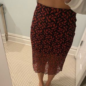 Zara Floral Skirt